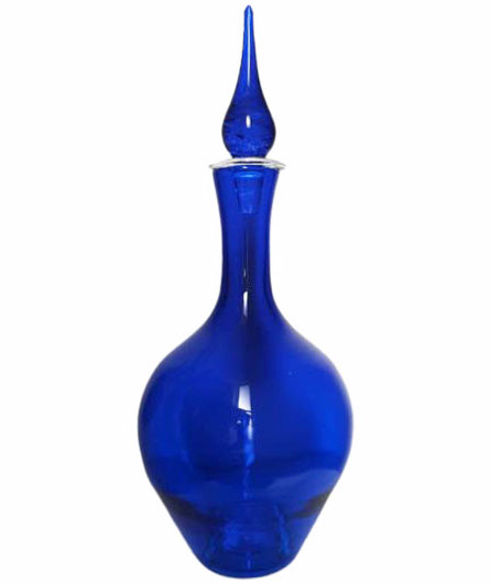 Garrafas Garrafa Artesanal Em Vidro Azul Garrafa Vidro Opaco Azul 1001 Leveaqua